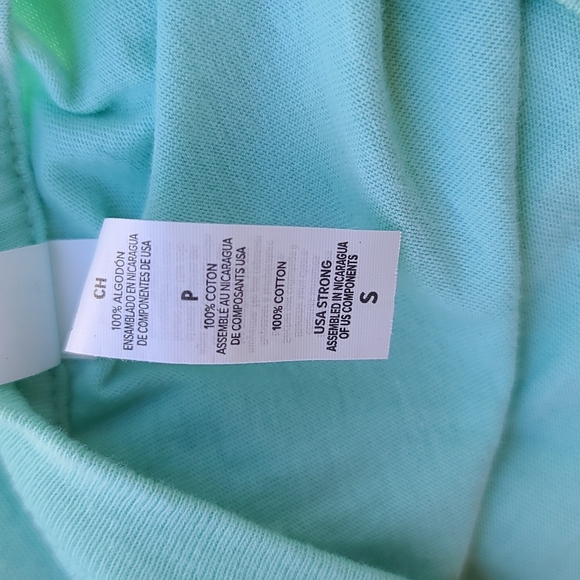 Seafoam Ice Cream Cone Eyeball Gold Bling Punk Retro Short Sleeve Graphic Tee S - Picture 8 of 8